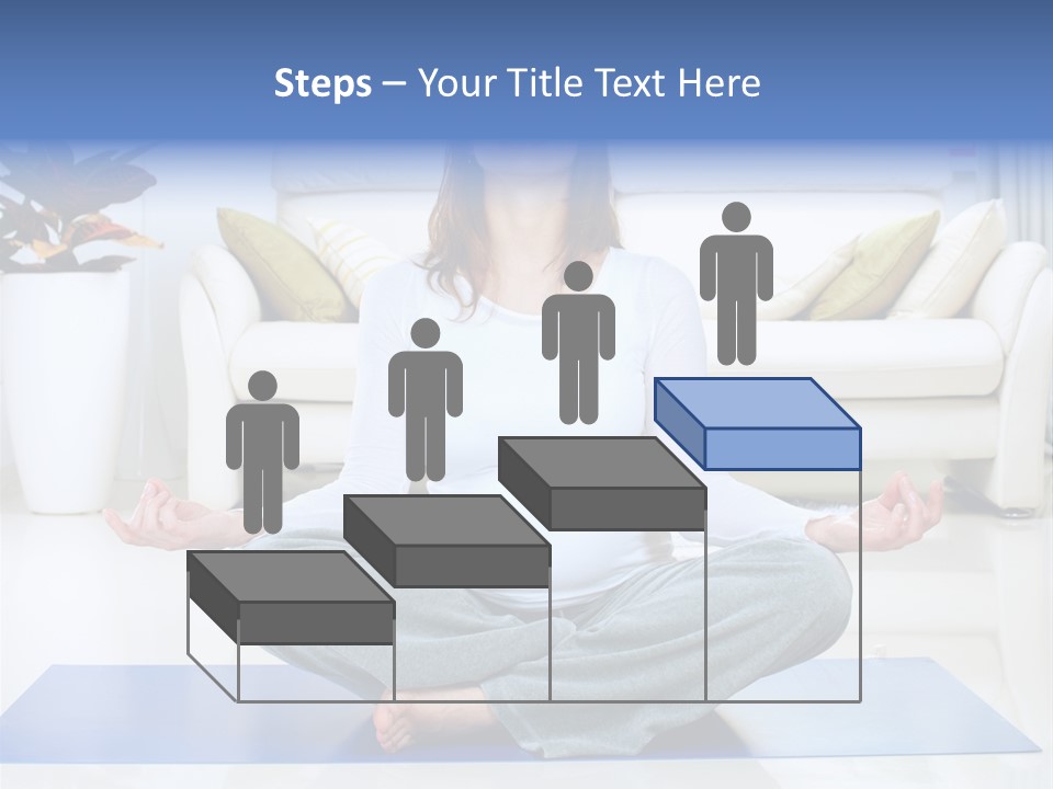 Woman Meditating PowerPoint Template