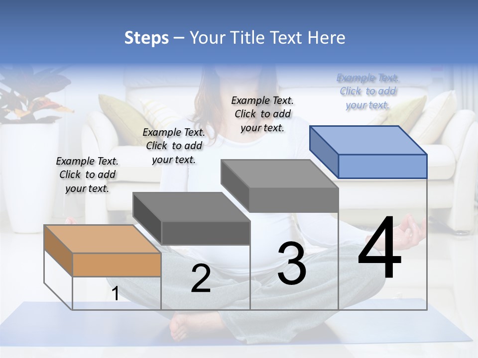 Woman Meditating PowerPoint Template