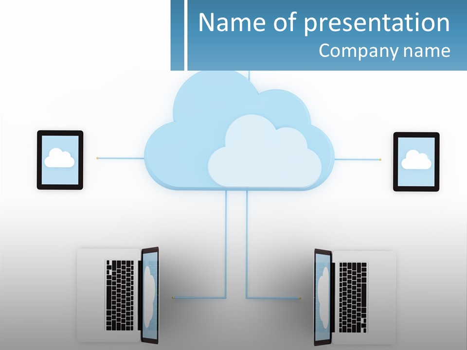 Cloud Communication PowerPoint Template