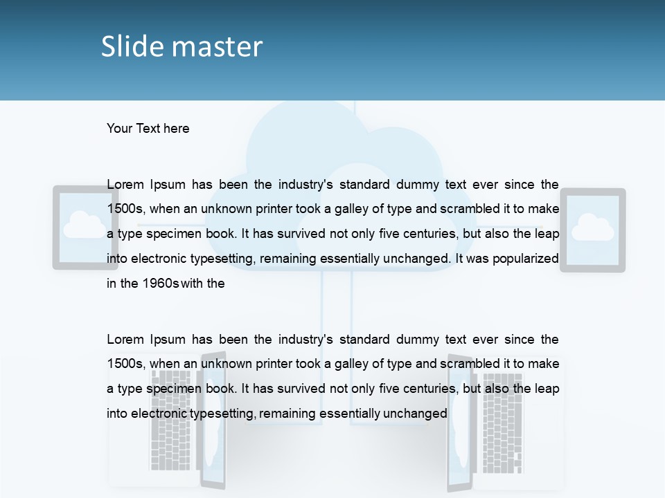 Cloud Communication PowerPoint Template