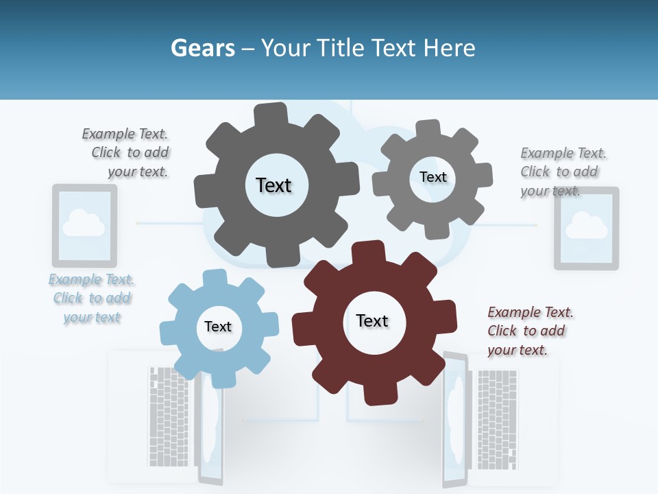 Cloud Communication PowerPoint Template
