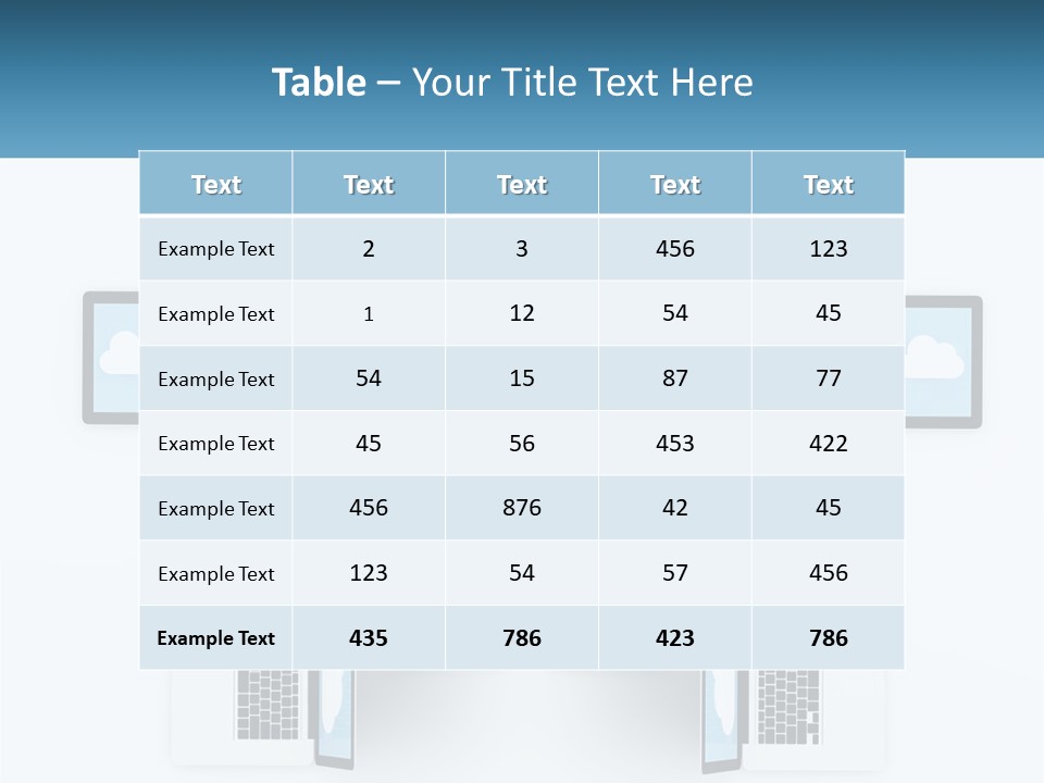 Cloud Communication PowerPoint Template
