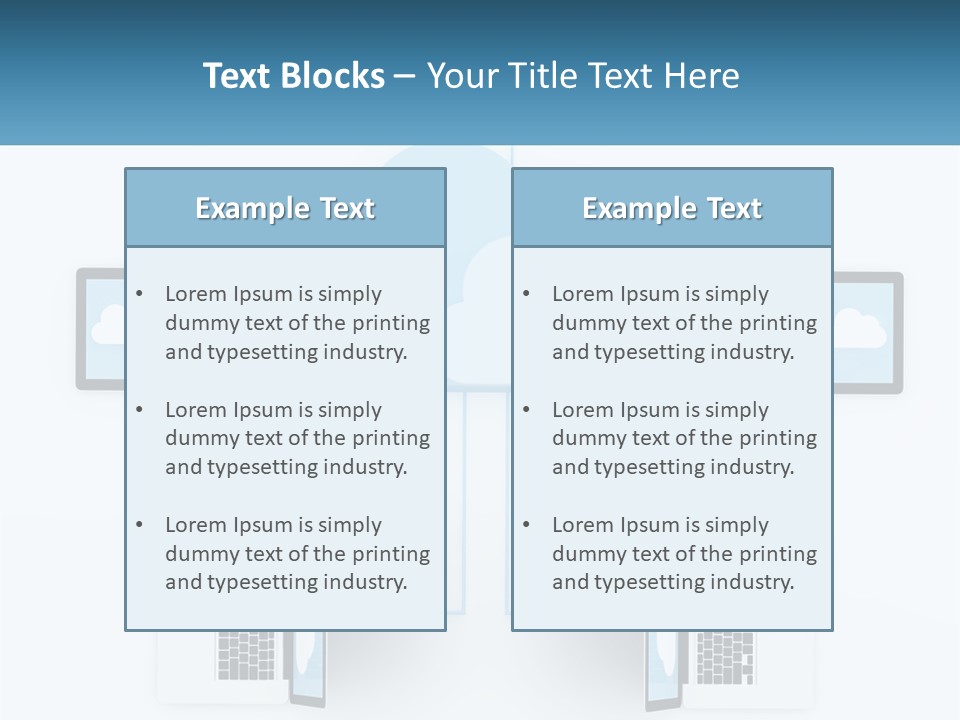 Cloud Communication PowerPoint Template