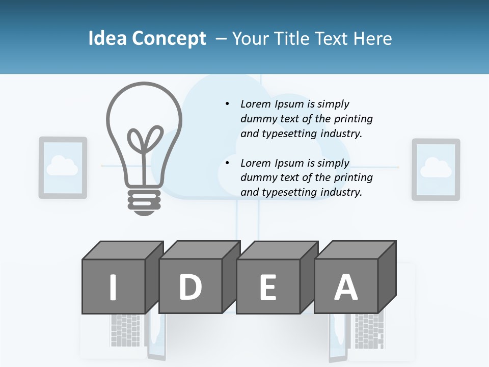 Cloud Communication PowerPoint Template