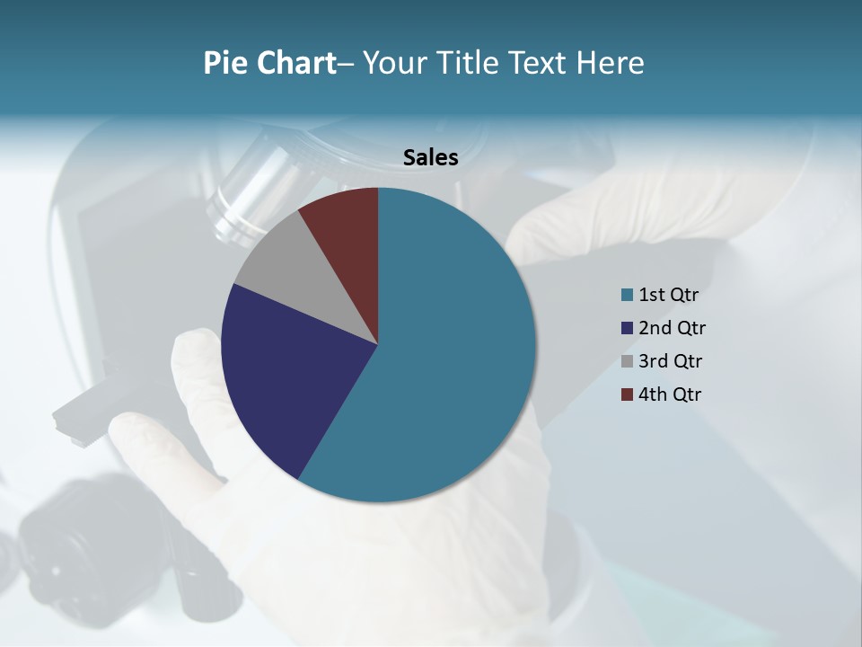 Examination Under A Microscope PowerPoint Template