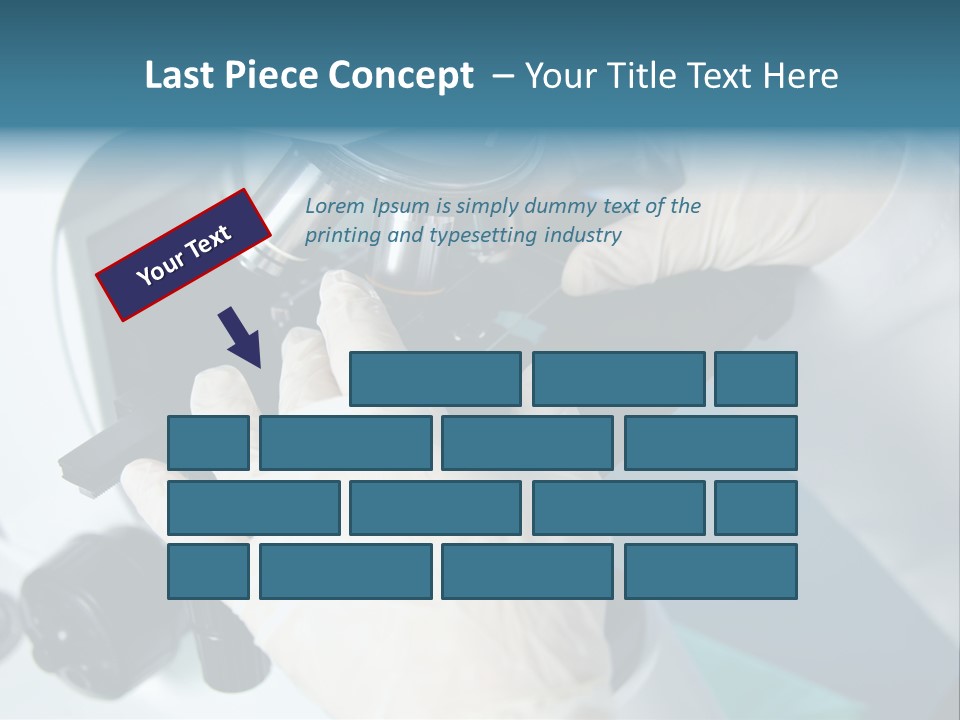 Examination Under A Microscope PowerPoint Template