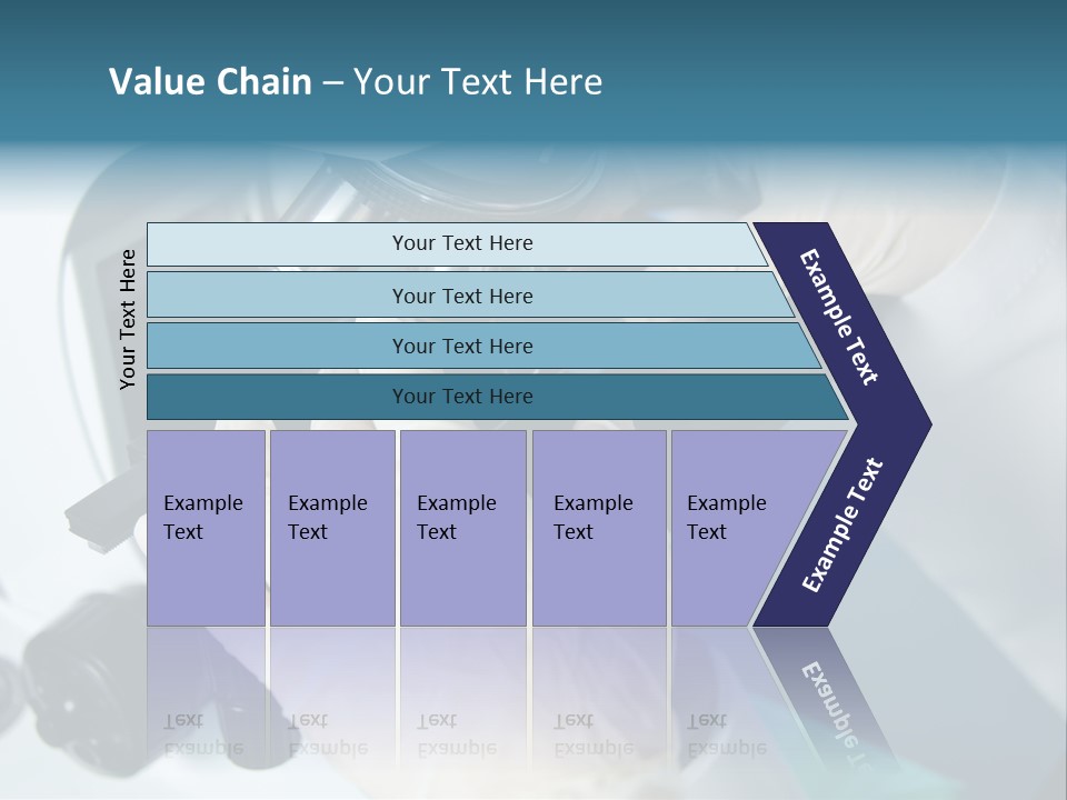 Examination Under A Microscope PowerPoint Template