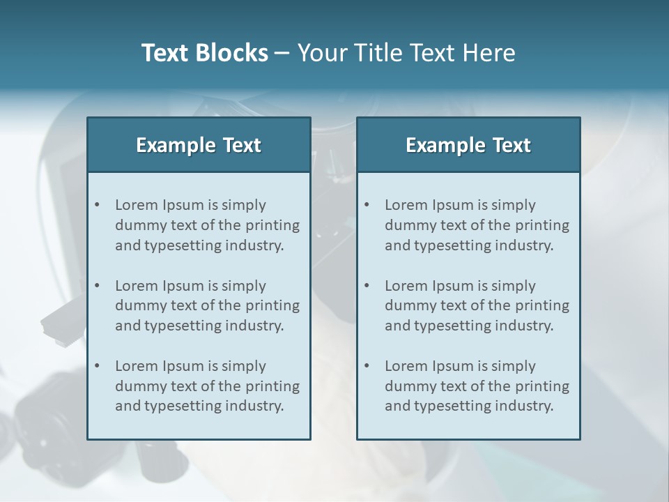 Examination Under A Microscope PowerPoint Template
