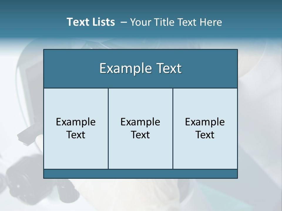 Examination Under A Microscope PowerPoint Template