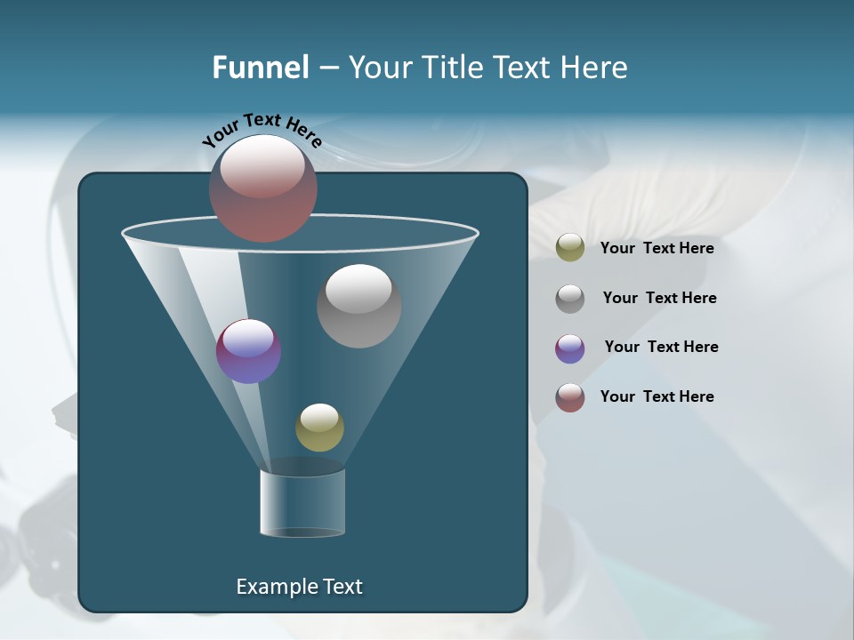 Examination Under A Microscope PowerPoint Template