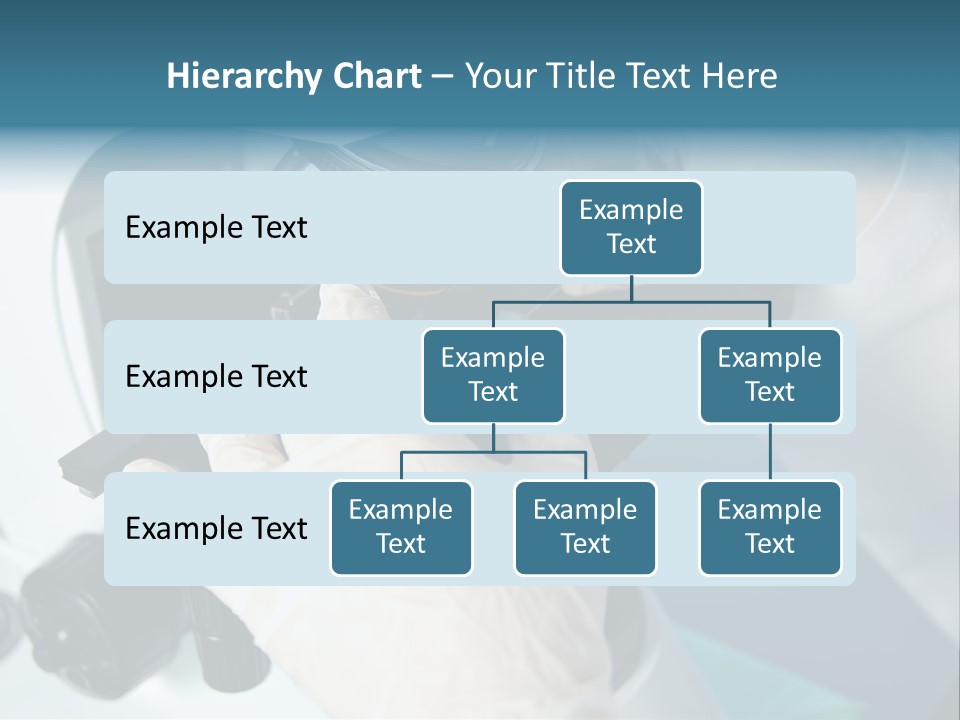 Examination Under A Microscope PowerPoint Template