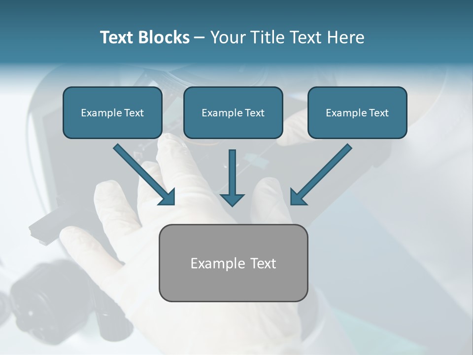 Examination Under A Microscope PowerPoint Template