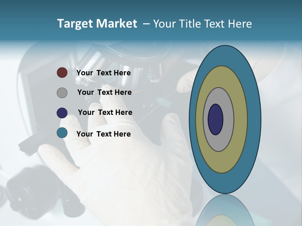 Examination Under A Microscope PowerPoint Template