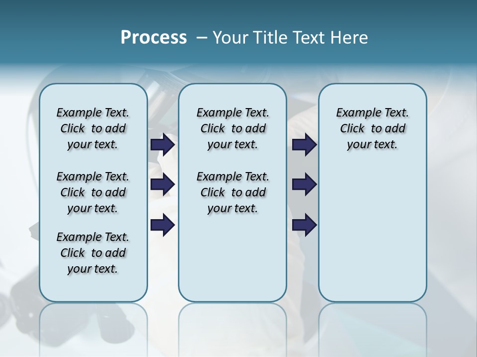 Examination Under A Microscope PowerPoint Template