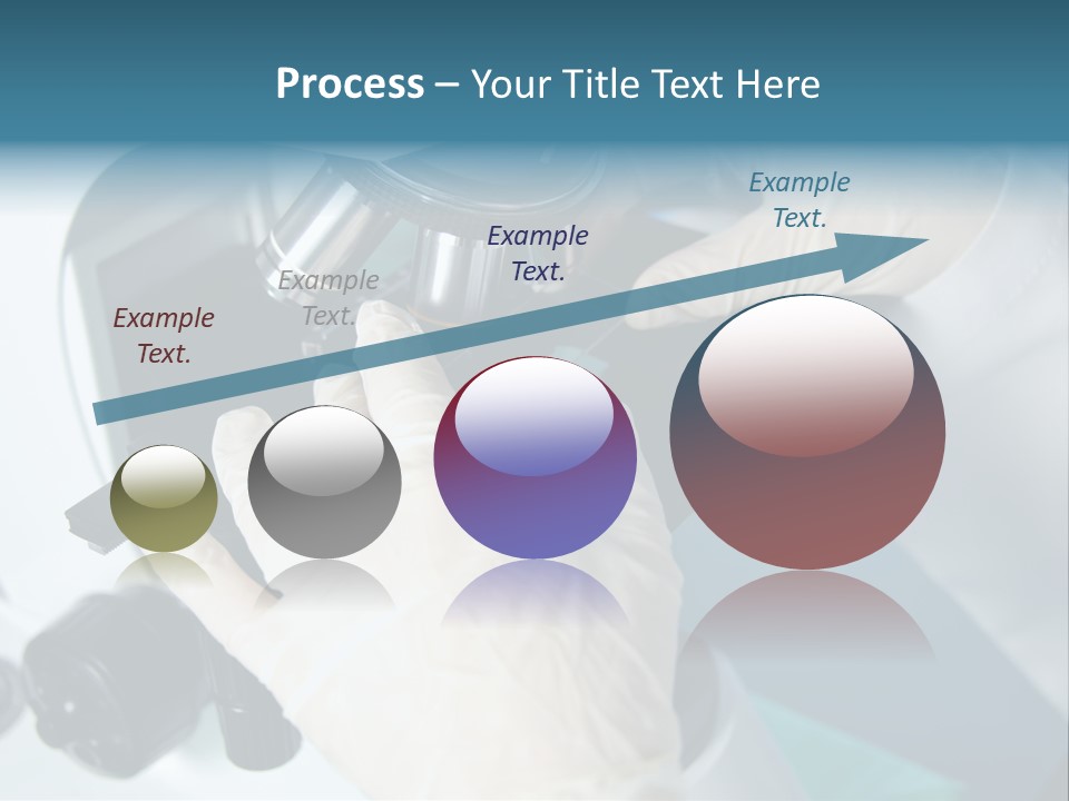 Examination Under A Microscope PowerPoint Template