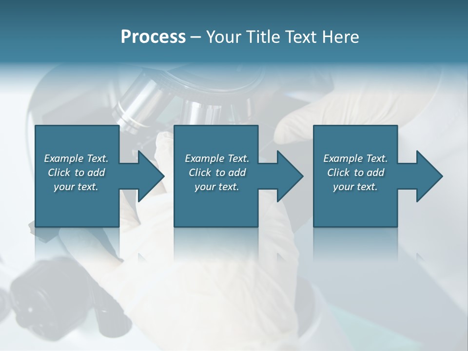 Examination Under A Microscope PowerPoint Template