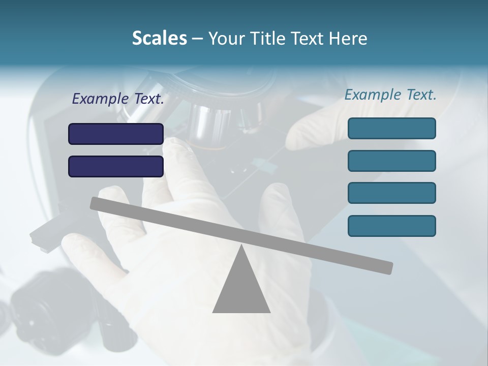 Examination Under A Microscope PowerPoint Template