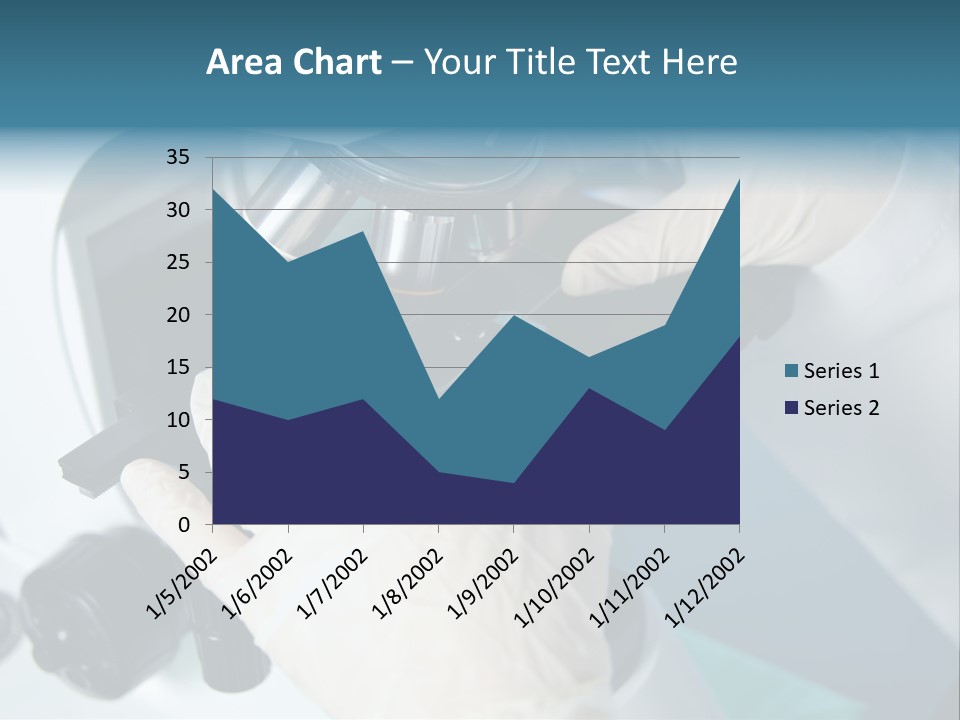 Examination Under A Microscope PowerPoint Template