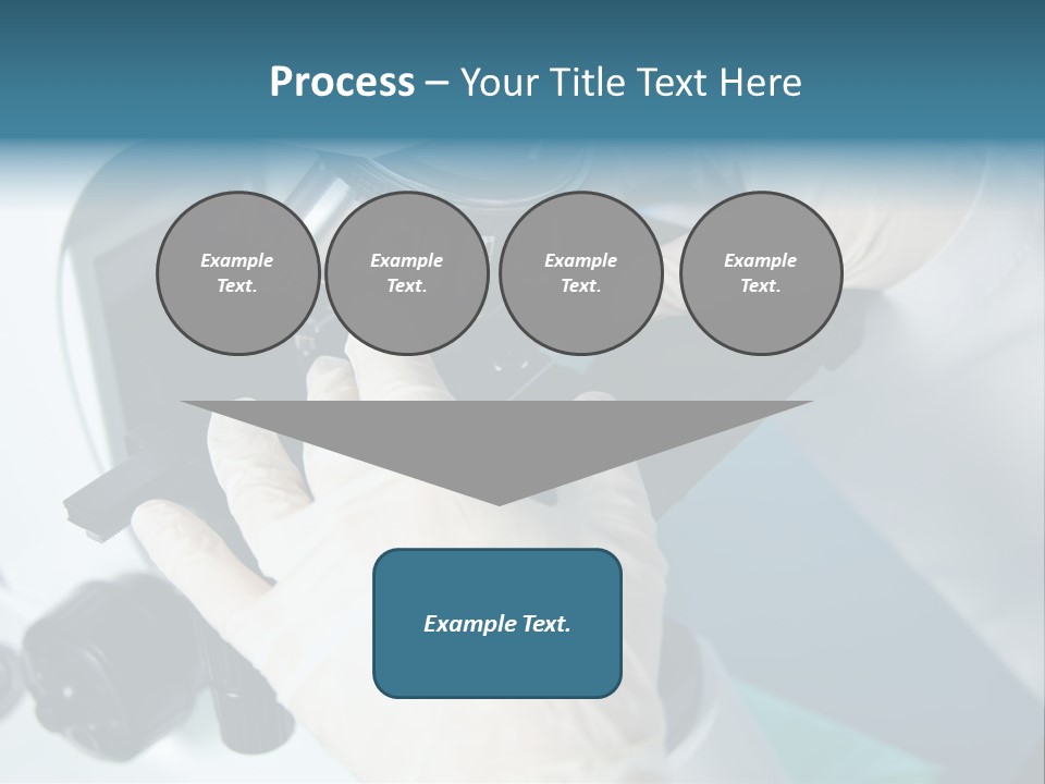 Examination Under A Microscope PowerPoint Template