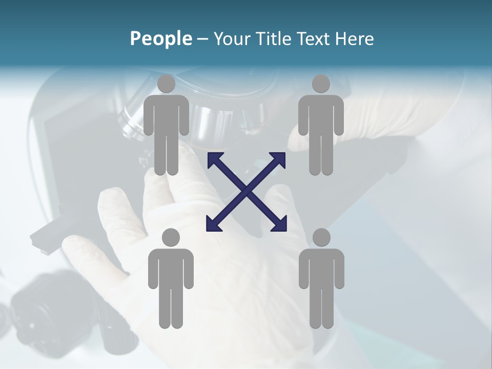 Examination Under A Microscope PowerPoint Template