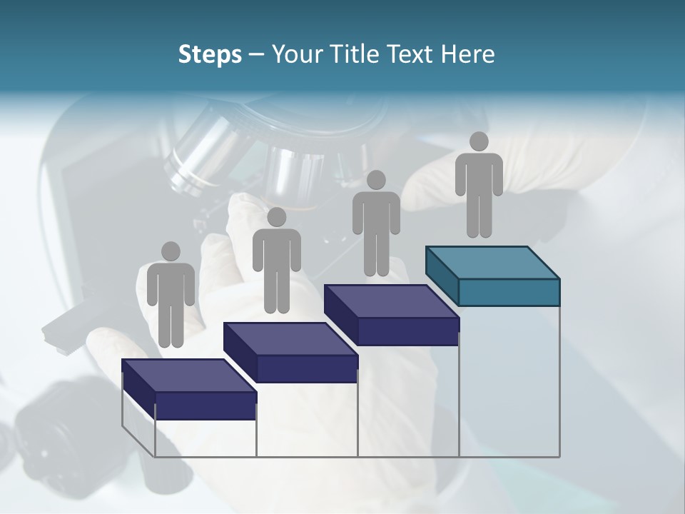 Examination Under A Microscope PowerPoint Template