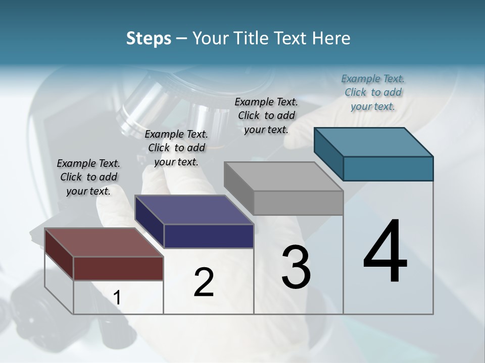 Examination Under A Microscope PowerPoint Template