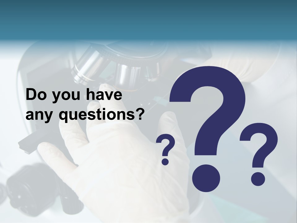 Examination Under A Microscope PowerPoint Template