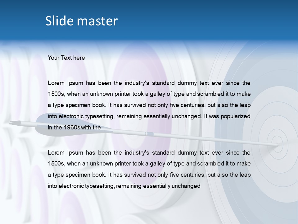 Right On Target PowerPoint Template