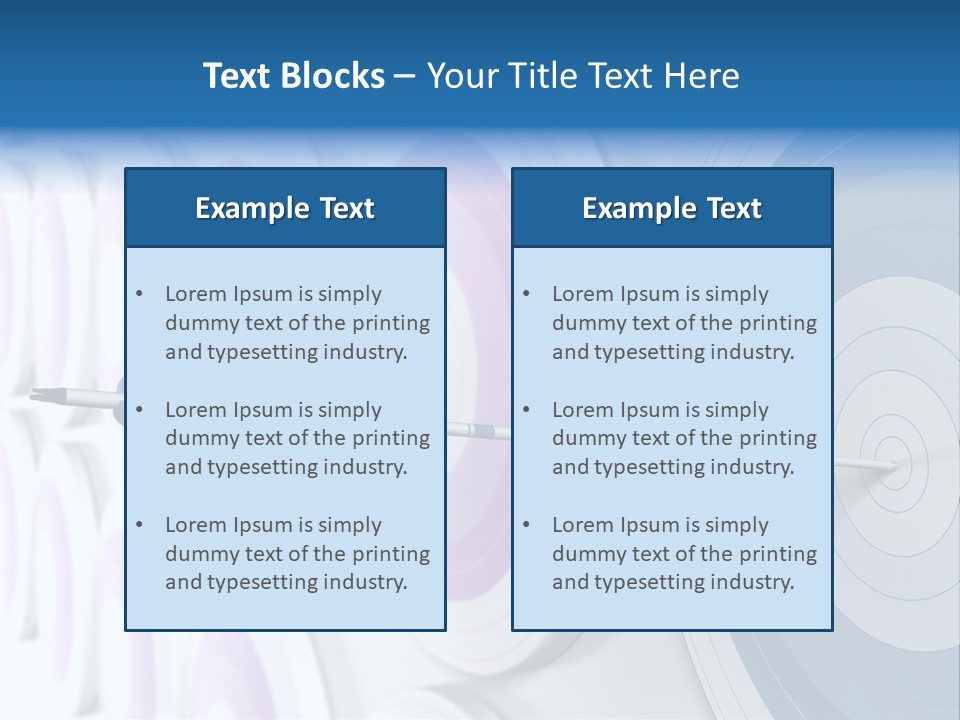 Right On Target PowerPoint Template