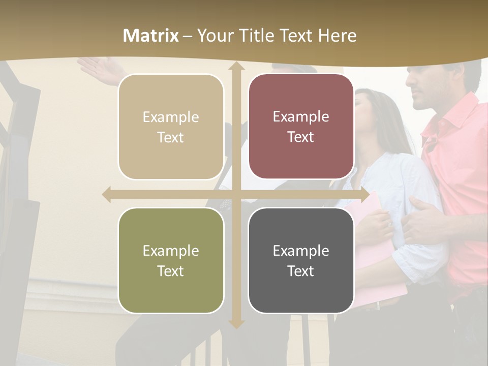 Realtor Shows The House PowerPoint Template