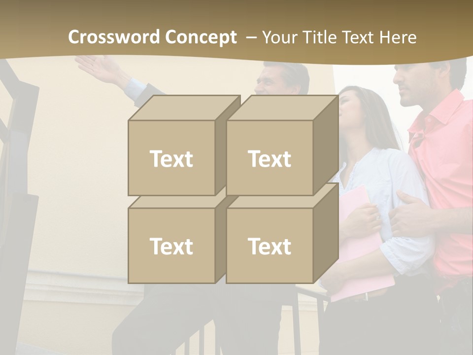Realtor Shows The House PowerPoint Template