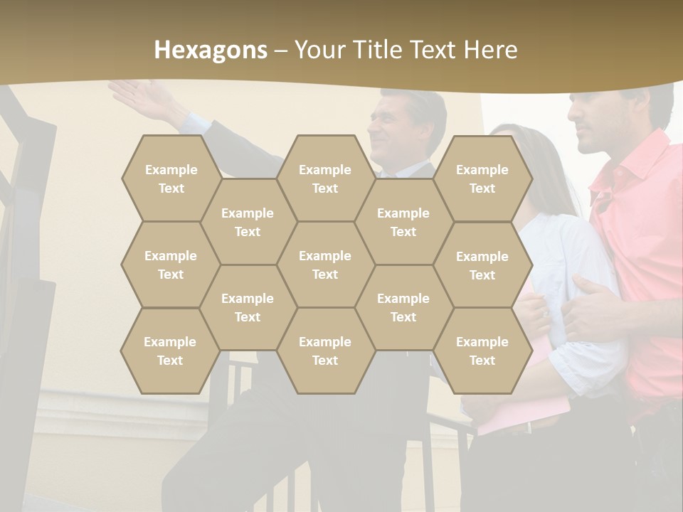 Realtor Shows The House PowerPoint Template