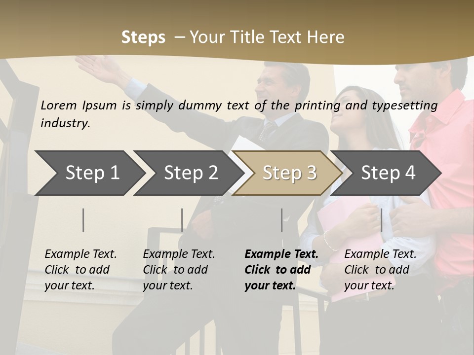 Realtor Shows The House PowerPoint Template