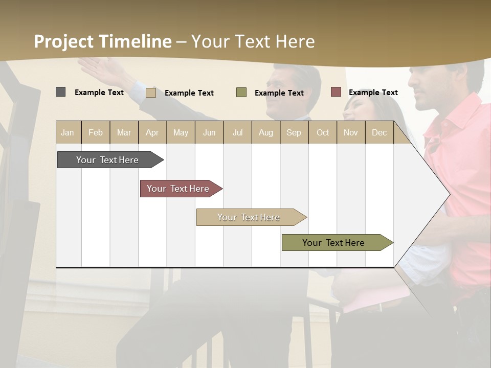 Realtor Shows The House PowerPoint Template