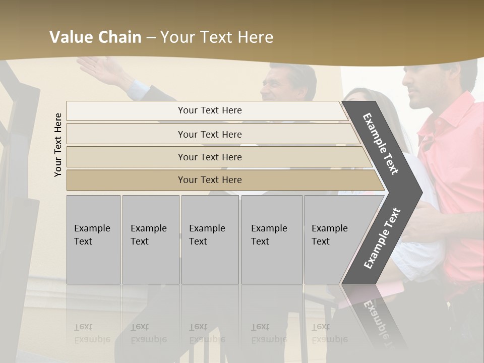 Realtor Shows The House PowerPoint Template