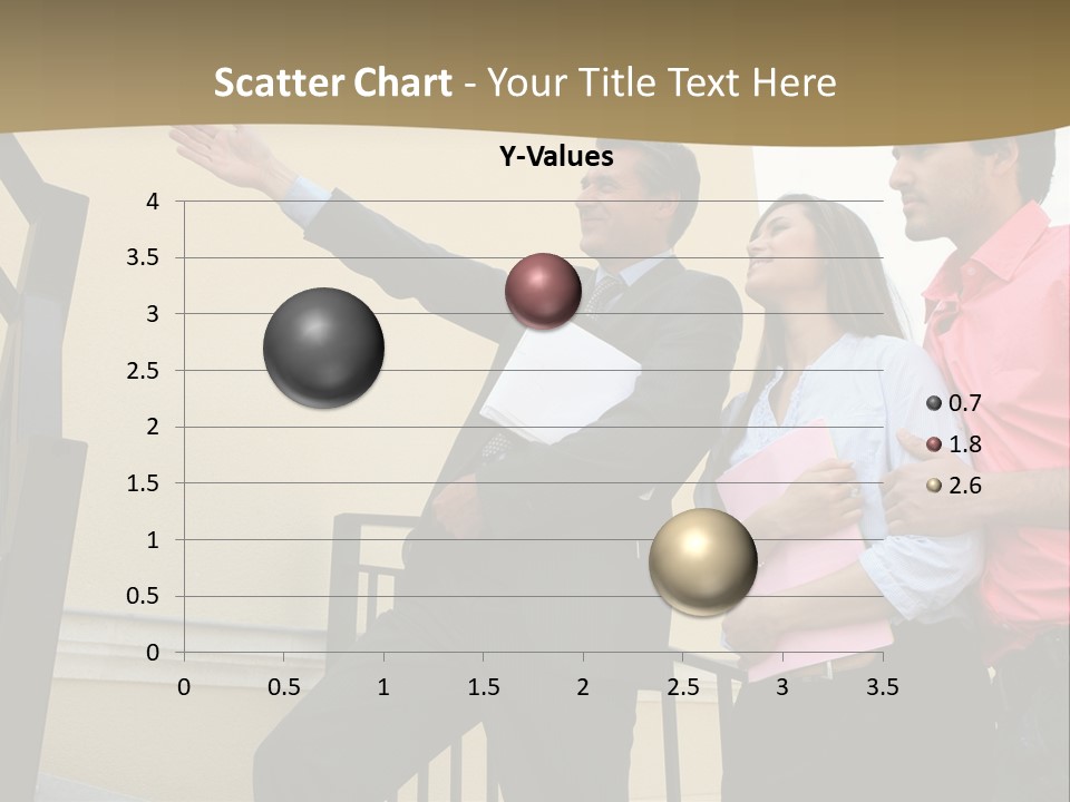 Realtor Shows The House PowerPoint Template
