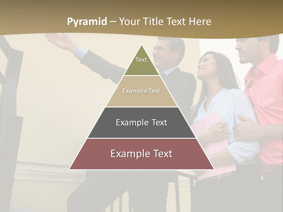 Realtor Shows The House PowerPoint Template