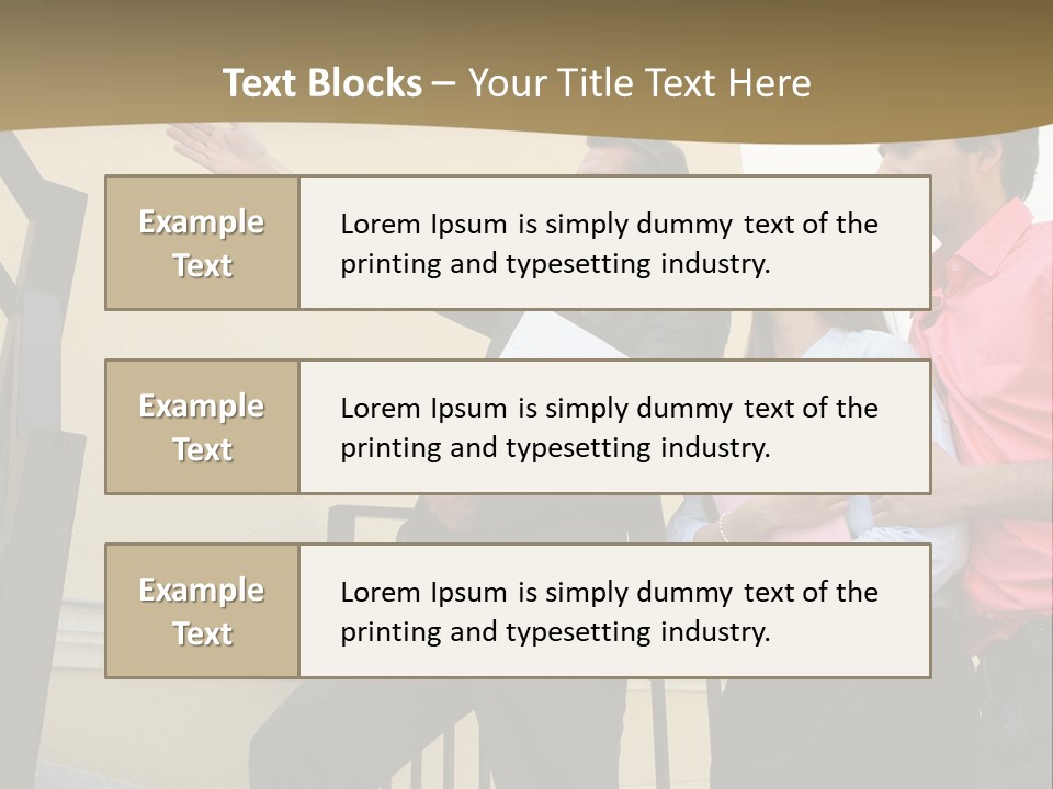 Realtor Shows The House PowerPoint Template