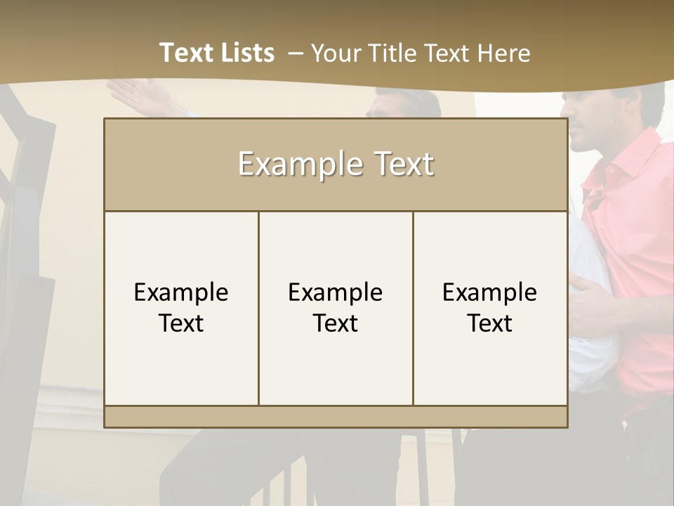 Realtor Shows The House PowerPoint Template