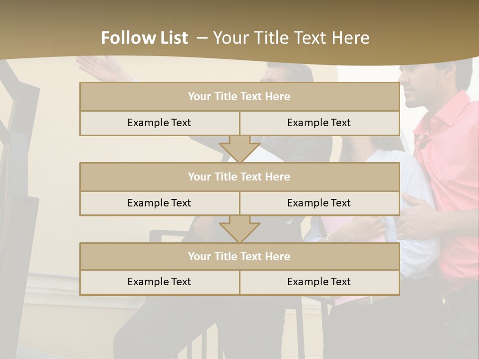 Realtor Shows The House PowerPoint Template