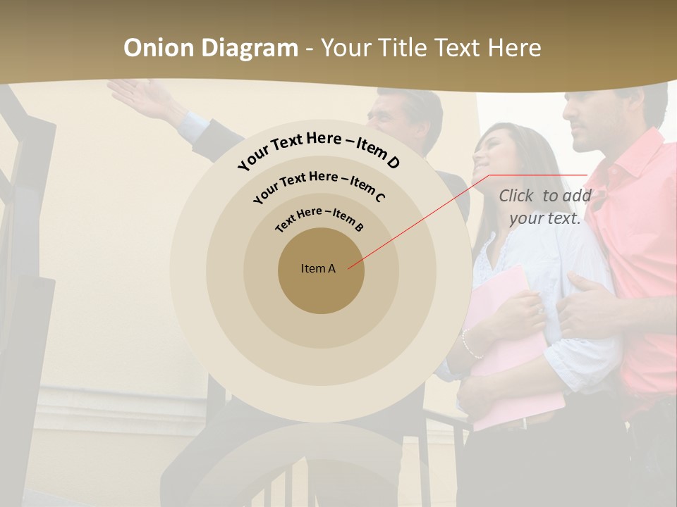 Realtor Shows The House PowerPoint Template