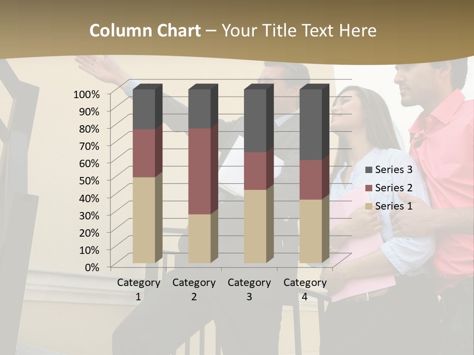 Realtor Shows The House PowerPoint Template