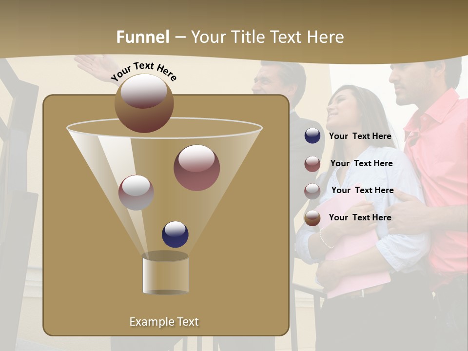 Realtor Shows The House PowerPoint Template