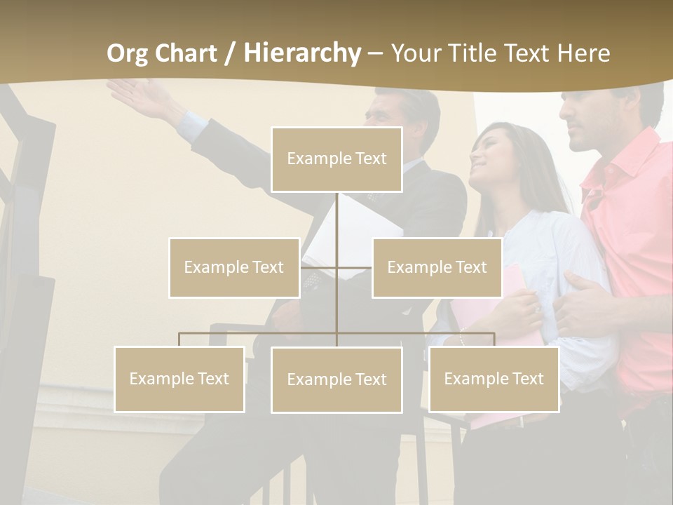 Realtor Shows The House PowerPoint Template