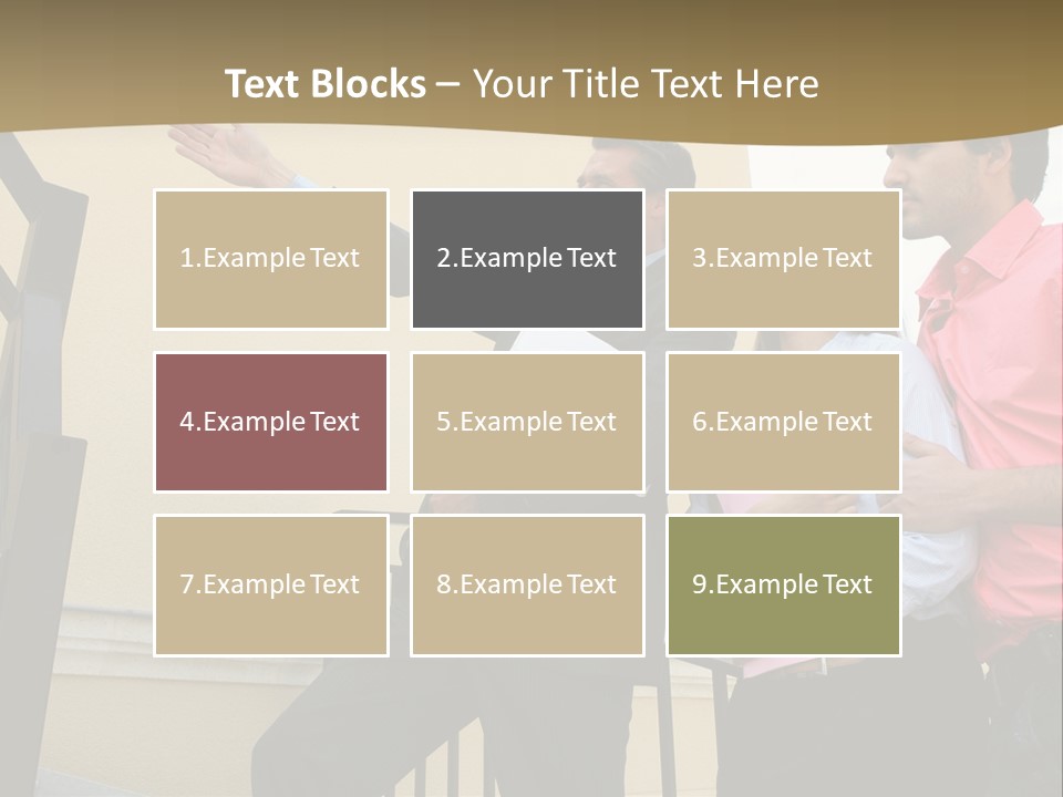 Realtor Shows The House PowerPoint Template