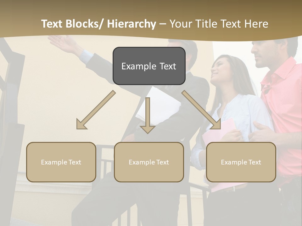 Realtor Shows The House PowerPoint Template