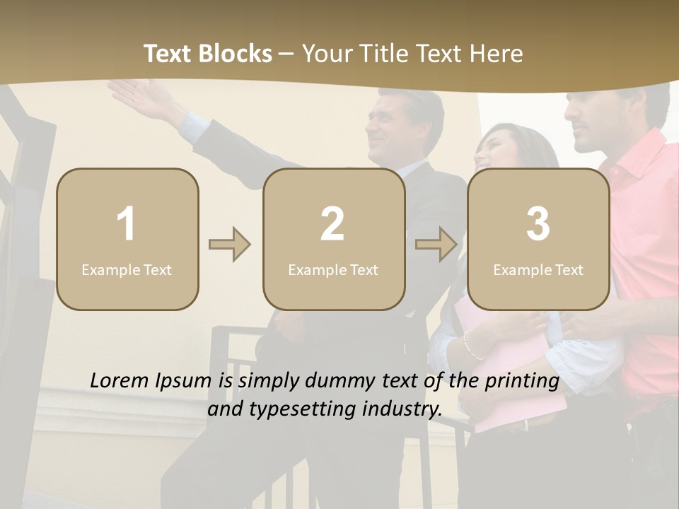 Realtor Shows The House PowerPoint Template