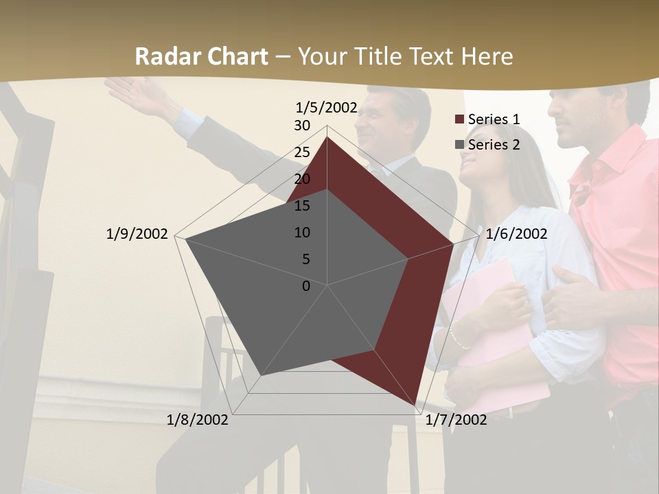 Realtor Shows The House PowerPoint Template