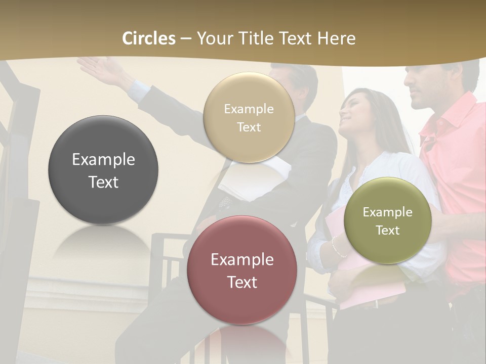 Realtor Shows The House PowerPoint Template