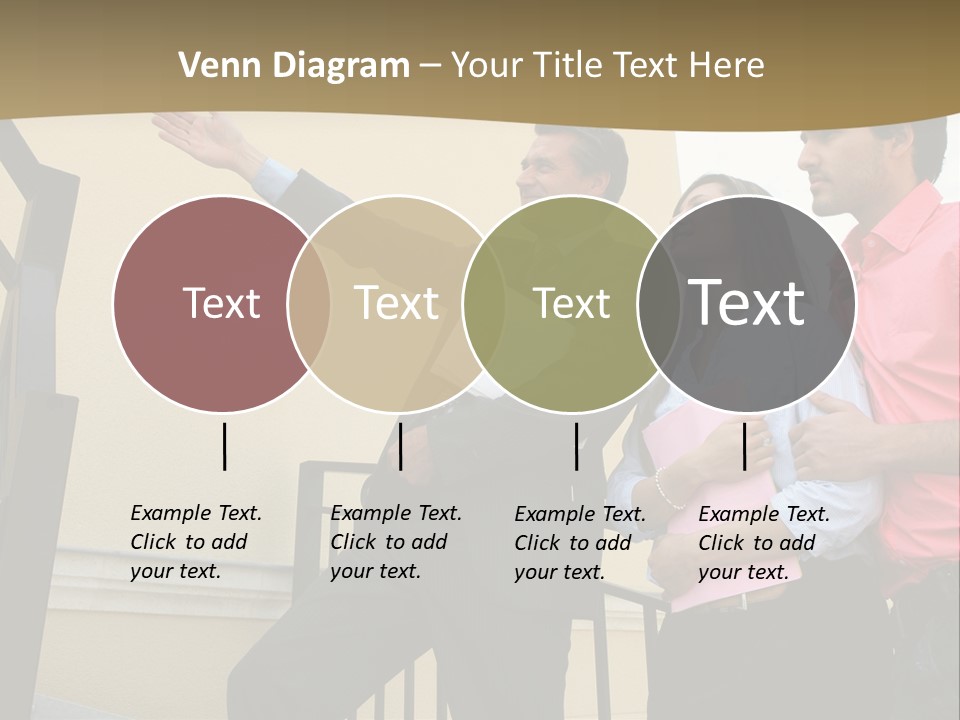Realtor Shows The House PowerPoint Template